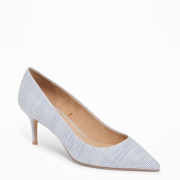 Old Navy Striped Heels - Picture 2 of 9